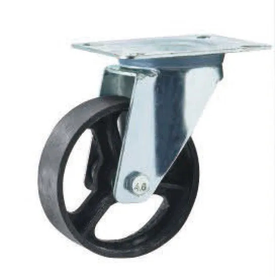 Rueda de hierro industrial con fábrica de buena calidad