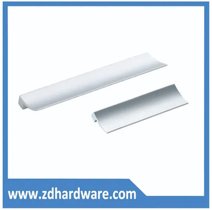 Perfiles de aluminio de fábrica, decoración, tiradores de puertas de cajones de gabinete, herrajes para muebles, accesorios de cocina, mango dorado de 1 metro
