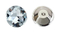 Clavos decorativos con botones de cristal elegantes para muebles con estilo
