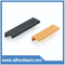 Precios perfectos, perfiles de aluminio negro, tiradores de puertas de cajones de armario, herrajes para muebles, accesorios de cocina de 128mm