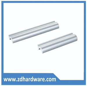 Perfiles de aluminio de fábrica Decoración Gabinete Cajón Tiradores de puertas Herrajes para muebles Accesorios de cocina Precios perfectos Accesorios Mango negro Alta calidad