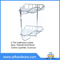 Cestas de baño de 2 niveles, estante de ducha, carrito, accesorios para estante de champú, Hardware