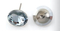 Clavos decorativos de cristal para decoración de muebles, pomo de cristal