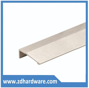 Tiradores de gabinete de aluminio, manija de perfiles, herrajes para cocina, herrajes para muebles, perillas de puerta, color dorado y negro