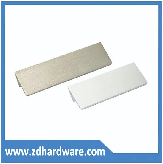 Perfiles de aluminio de fábrica Manija Decoración Gabinete Cajón Tiradores de puertas Muebles Herrajes Accesorios de cocina Precios perfectos Accesorios Hardware de color negro