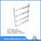 Estante de especias de 2 niveles, soporte para condimentos de almacenamiento de cocina, cestas de Hardware montadas en la pared