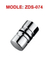Tirador de puerta de cocina de muebles de perilla de gabinete de acero inoxidable Zd-074