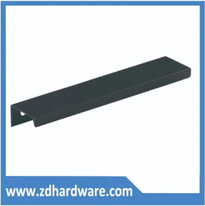 Tiradores de muebles de aluminio a precios bajos, perillas de gabinete de aluminio, herrajes para puertas, manijas de perfil
