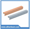 Perfiles de aluminio dorados, manija decorativa, tiradores de puertas de cajones de gabinete, herrajes para muebles, accesorios de cocina, 160mm, precios bajos