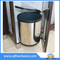 Contenedor de cubierta de acero inoxidable con cuerpo de plástico, contenedores para encimera de cocina, contenedor para residuos de encimera