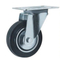 Rueda de goma industrial con freno