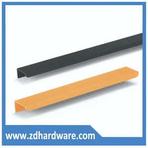 Directamente de fábrica Perfiles de aluminio Manija Decoración Gabinete Cajón Tiradores de puertas Muebles Hardware Accesorios de cocina 288 mm Perfecto Buenos precios Diferentes colores
