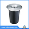 Contenedor de cubierta de acero inoxidable con cuerpo de plástico, contenedores para encimera de cocina, contenedor para residuos de encimera