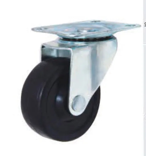 Rueda de goma negra/Rueda ligera