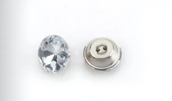 Clavos de botón de cristal, clavos decorativos para muebles