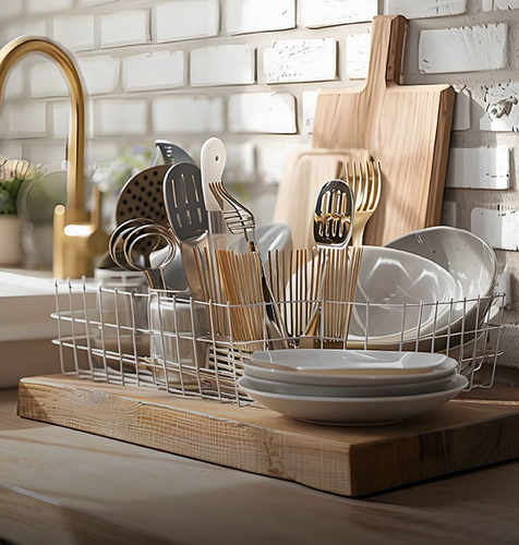 Soluciones modernas de almacenamiento para cocinas y baños