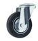 Rueda de goma industrial con freno