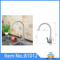 Grifos mezcladores para fregadero de cocina de acero inoxidable, grifos de baño fríos y calientes con una manija