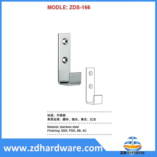 Accesorios de baño de suspensión de tela con gancho para muebles de acero inoxidable