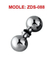 Zd 14mm manijas para muebles herrajes de accesorios de torno en acabado de acero inoxidable