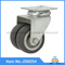 Ruedas gemelas TPR Ruedas industriales dobles de goma gris suave sin freno