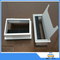 Caja de aluminio para escritorio de ordenador de oficina, cubierta de orificio para mesa, ojal para Cable, caja de cables de salida