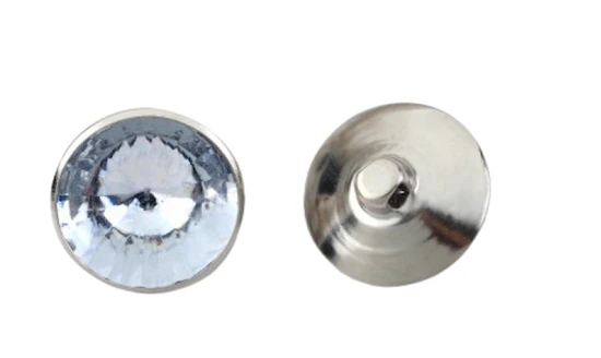 Clavos decorativos con botones de cristal elegantes para muebles con estilo