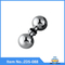 Zd 14mm manijas para muebles herrajes de accesorios de torno en acabado de acero inoxidable