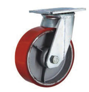 Rueda de PU con núcleo de hierro Rueda resistente