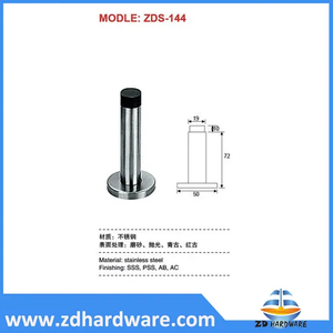 Topes de puerta Accesorios de goma de acero inoxidable Topes de soporte Herrajes para muebles